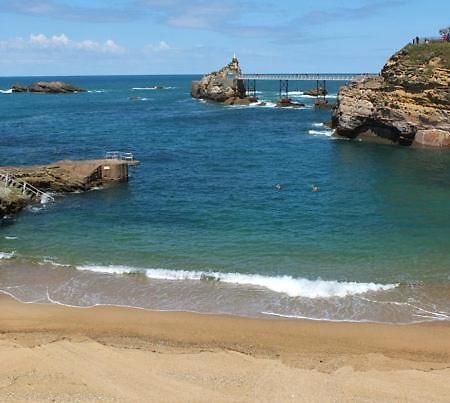 T3 Centre Proche Plage Avec Parking Privatif Biarriz Exterior foto