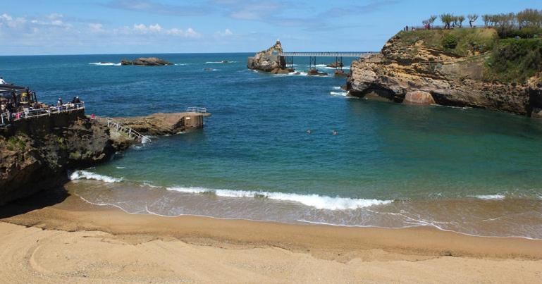 T3 Centre Proche Plage Avec Parking Privatif Biarriz Exterior foto